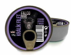 FALCO DOG králík filet 120g - BALENÍ 8ks